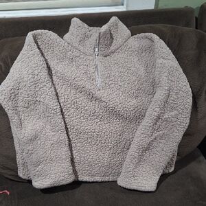 Thread & Supply Kids Sherpa Jacket - Cream